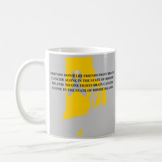 Mug Sensibilisation au cancer du cerveau dans l'Île de (Gauche)