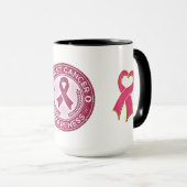 Mug Sensibilisation au cancer du sein (Devant droit)