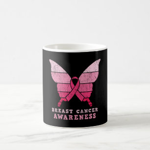 Mug Sensibilisation au cancer du sein Bouton rose Bout