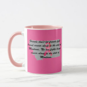 Mug Sensibilisation au cancer du sein dans le Montana