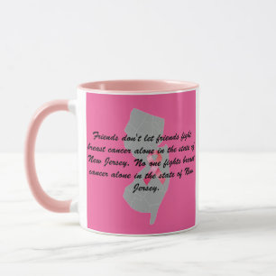 Mug Sensibilisation au cancer du sein dans le New Jers