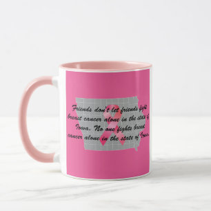 Mug Sensibilisation au cancer du sein en Iowa