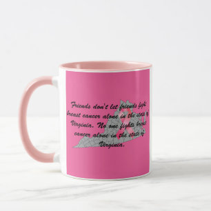 Mug Sensibilisation au cancer du sein en Virginie 