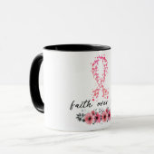Mug Sensibilisation au cancer du sein et soutien de la (Devant gauche)