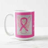 Mug Sensibilisation au cancer du sein Ruban Angel pers (Gauche)