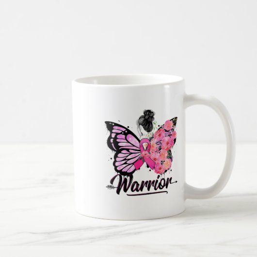 Mug Sensibilisation au cancer du sein Rubans roses Pap (Droite)