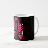 Mug Sensibilisation au cancer du sein Soutien aux femm (Devant droit)