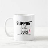 Mug sensibilisation au cancer du sein. support.cure. M (Gauche)