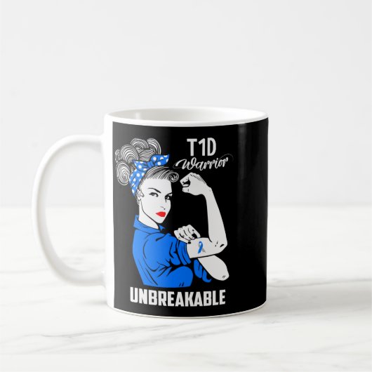 Mug Sensibilisation au diabète de type 1 T1d (Gauche)