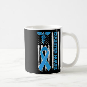 Mug Sensibilisation au diabète Drapeau américain Diabè
