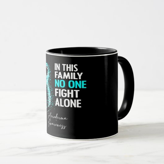 Mug Sensibilisation au Scléroderme et soutien (Devant droit)