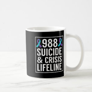 Mug Sensibilisation au suicide - 988 Chemise - Prévent