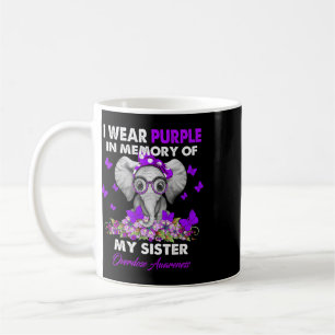 Mug Sensibilisation au surdosage d'éléphant Je porte d