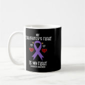 Mug Sensibilisation au surdosage Le combat de ma fille (Gauche)