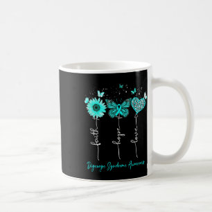 Mug Sensibilisation au syndrome de Digeorge Faith Hope