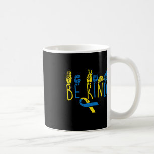 Mug Sensibilisation au syndrome de Down Être comme ASL