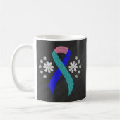 Mug Sensibilisation au tableau de bord Turquoise/rose/ (Gauche)