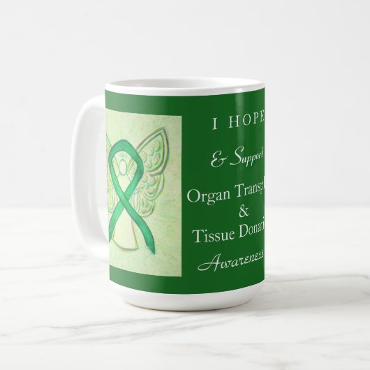 Mug Sensibilisation aux dons d'organes et de tissus Mu (Devant gauche)