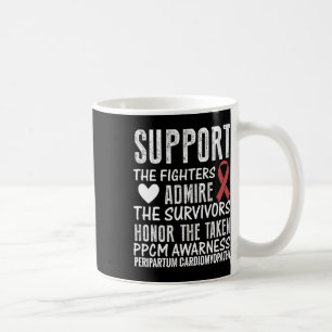 Mug Sensibilisation aux maladies cardiaques Le ruban r