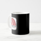 Mug Sensibilisation aux maladies cardiaques Rainbow Go (Devant gauche)