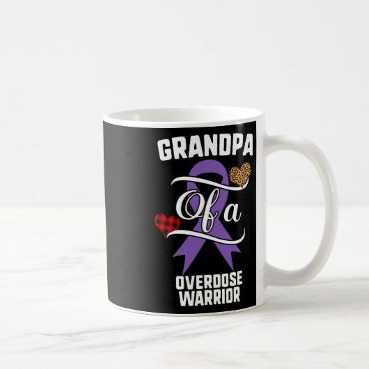 Mug Sensibilisation aux surdoses de grand-père Léopard (Droite)
