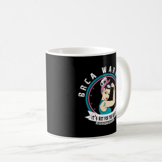 Mug Sensibilisation des guerriers Brca (Devant droit)