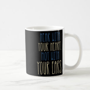 Mug Sensibilisation des sourds Langue Surdité Handicap