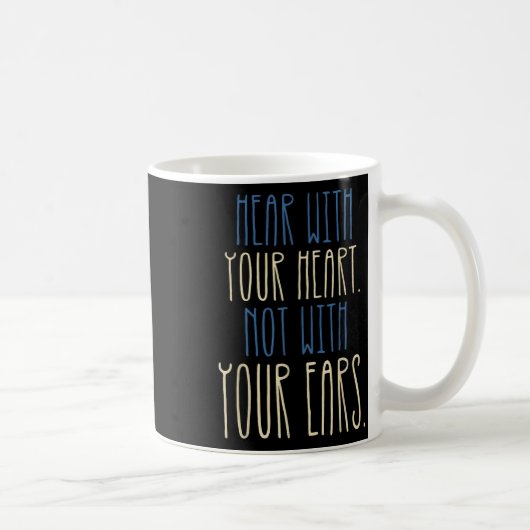 Mug Sensibilisation des sourds Langue Surdité Handicap (Droite)