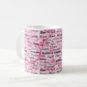 Mug Sensibilisation des survivants du cancer du sein (Devant gauche)