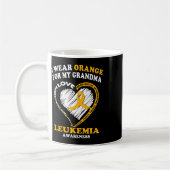 Mug Sensibilisation - Je Porte De L'Orange Pour Ma Gra (Gauche)