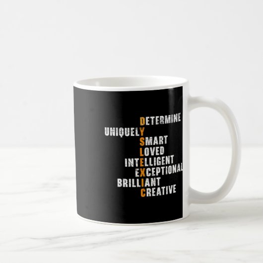 Mug Sensibilisation Lecture Trouble Apprentissage Hand (Droite)