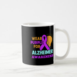 Mug Sensibilisation Portez du violet pour Heimer's