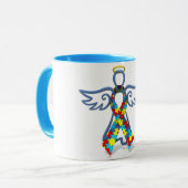 Mug Sensibilisation sur l'autisme (Devant gauche)