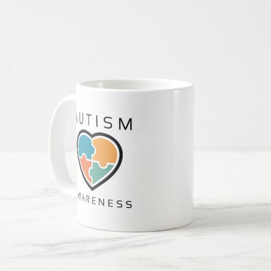 Mug Sensibilisation sur l'autisme (Devant gauche)