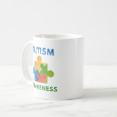 Mug Sensibilisation sur l'autisme (Devant gauche)