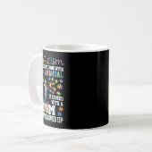Mug Sensibilisation sur l'autisme 2025 ne contient pas (Devant gauche)