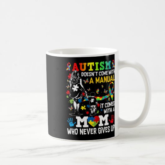 Mug Sensibilisation sur l'autisme 2025 ne contient pas (Droite)