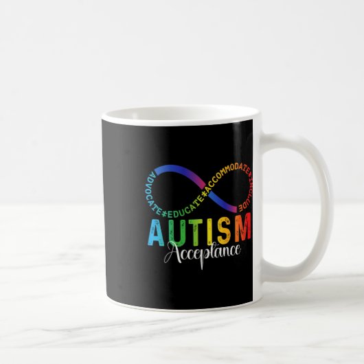 Mug Sensibilisation sur l'autisme Acceptation Infinity (Droite)