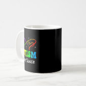 Mug Sensibilisation sur l'autisme Acceptation Symbole (Devant gauche)