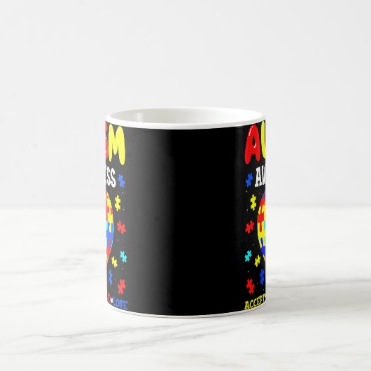 Mug Sensibilisation sur l'autisme Accepter Comprendre (Centre)
