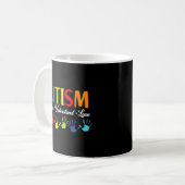 Mug Sensibilisation sur l'autisme Accepter Comprendre  (Devant gauche)