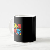 Mug Sensibilisation sur l'autisme Accepter Comprendre (Devant gauche)