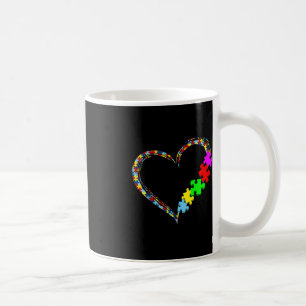 Mug Sensibilisation sur l'autisme Amour Coeur Puzzle P