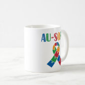 Mug Sensibilisation sur l'autisme Au-Quelques (Devant droit)