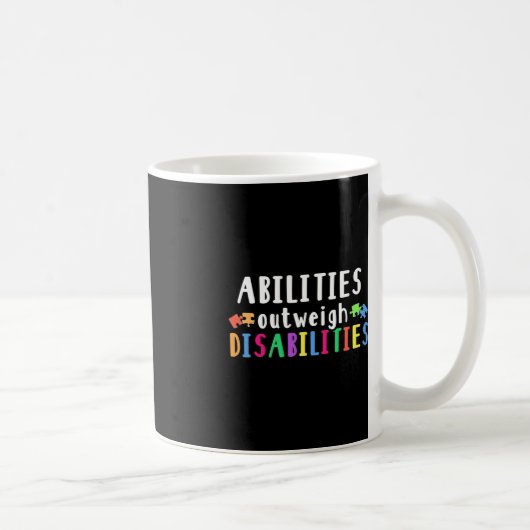 Mug Sensibilisation sur l'autisme - Capacités supérieu (Droite)