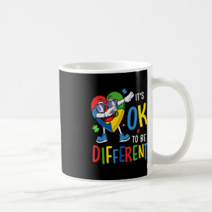 Mug Sensibilisation sur l'autisme Coeur Dabbing Accept