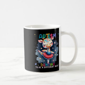 Mug Sensibilisation sur l'autisme Cute Unicorn Dansant