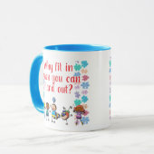 Mug Sensibilisation sur l'autisme dans pourquoi (Devant gauche)