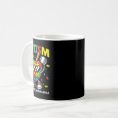 Mug Sensibilisation sur l'autisme de baseball Puzzle c (Devant gauche)