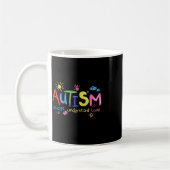 Mug Sensibilisation sur l'autisme de brosse Accepter C (Gauche)